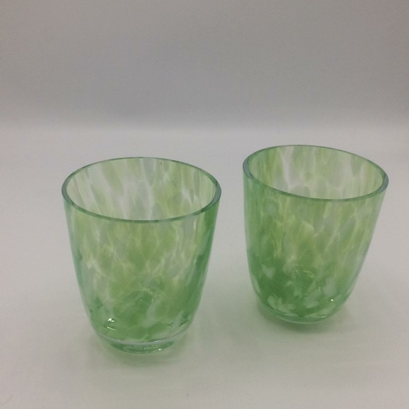 Beautiful blown by hand 2 glasses - Picture 6 of 6